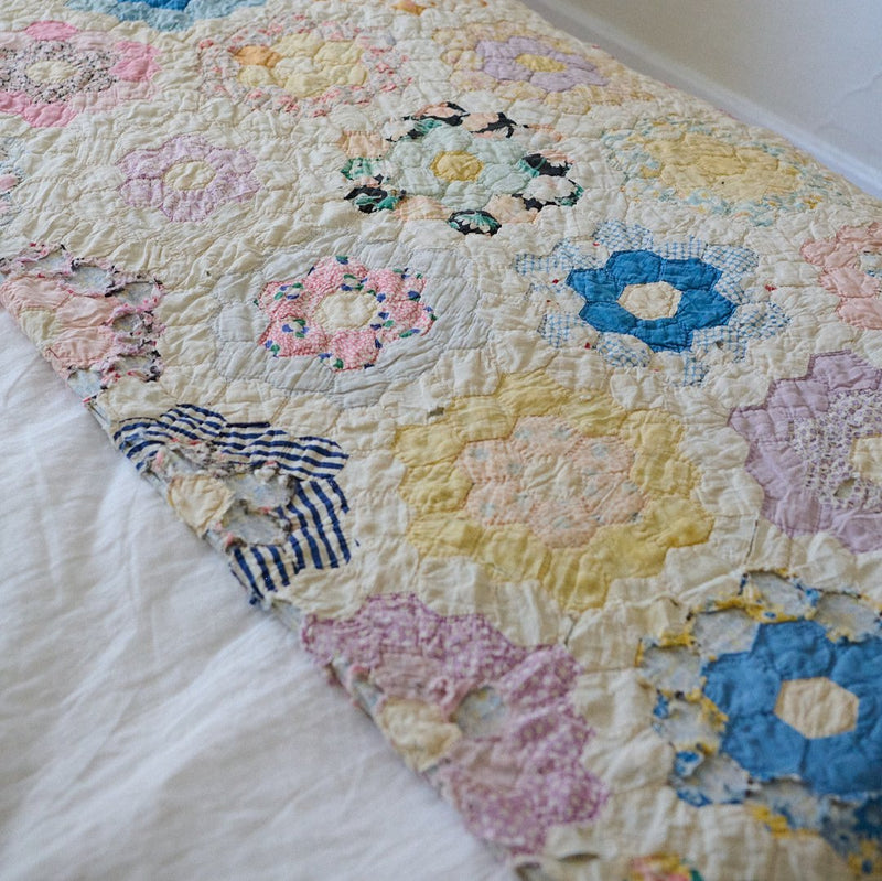 Pink Floral Quilt