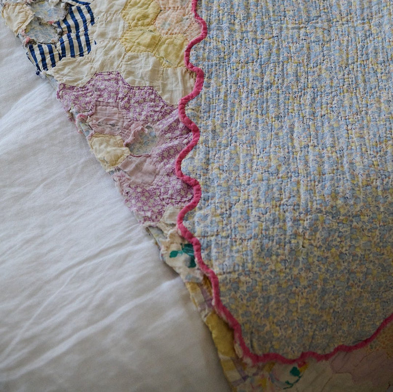 Pink Floral Quilt