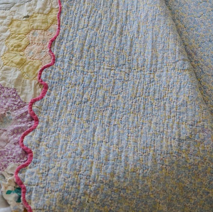Pink Floral Quilt