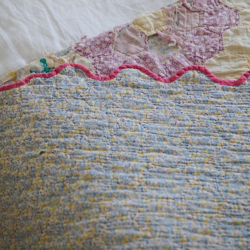 Pink Floral Quilt