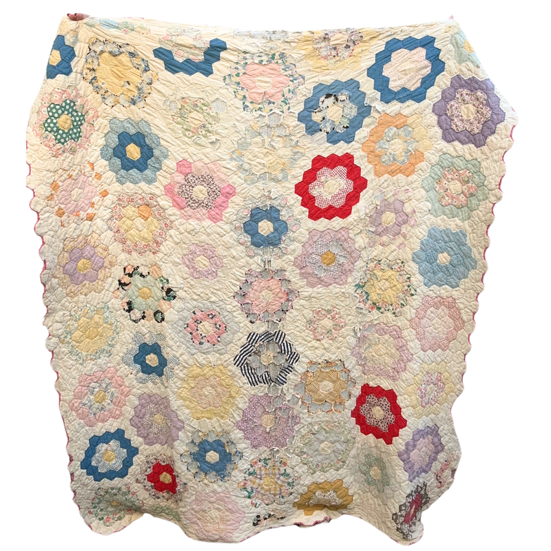 Pink Floral Quilt
