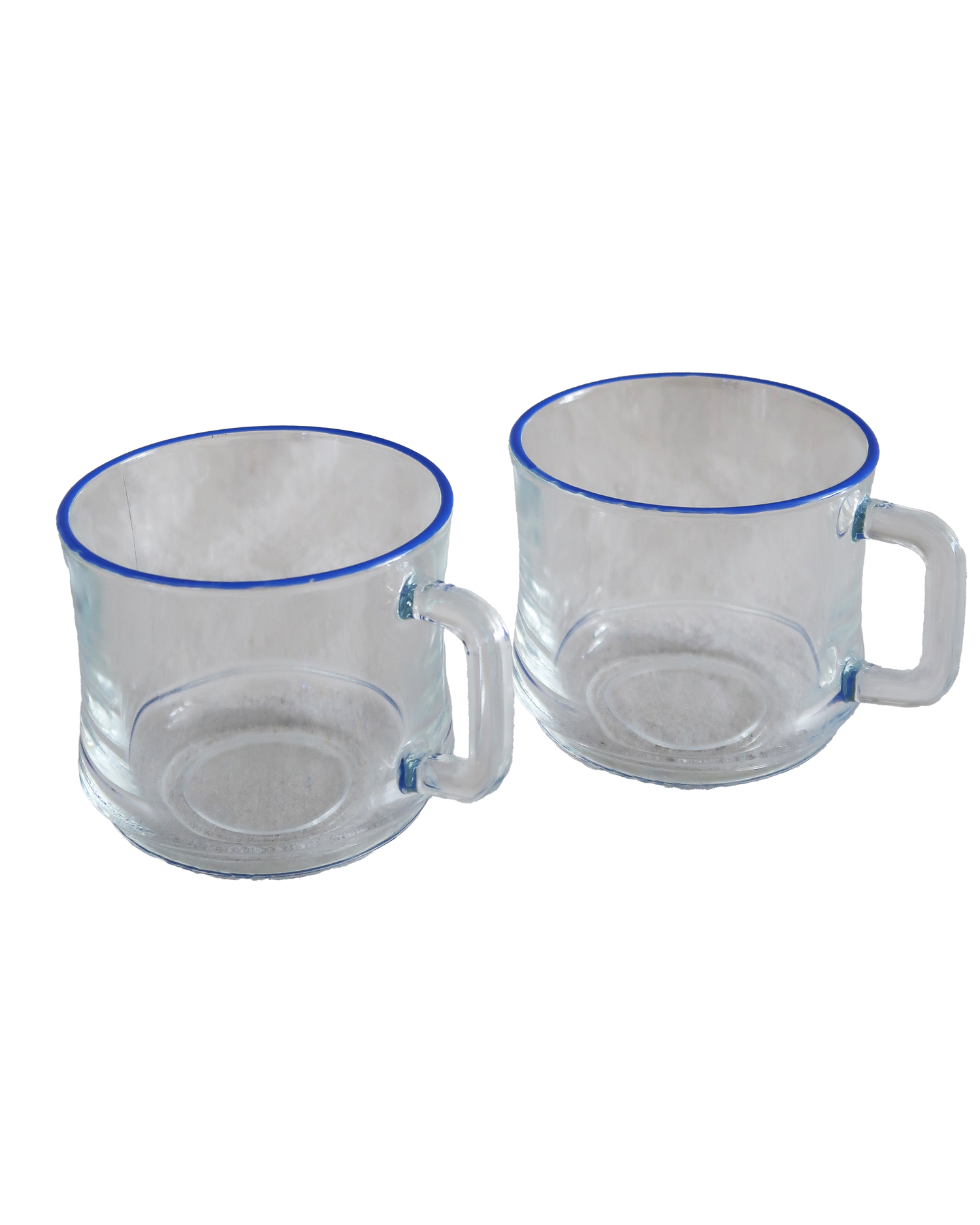 Blue Rimmed Cups