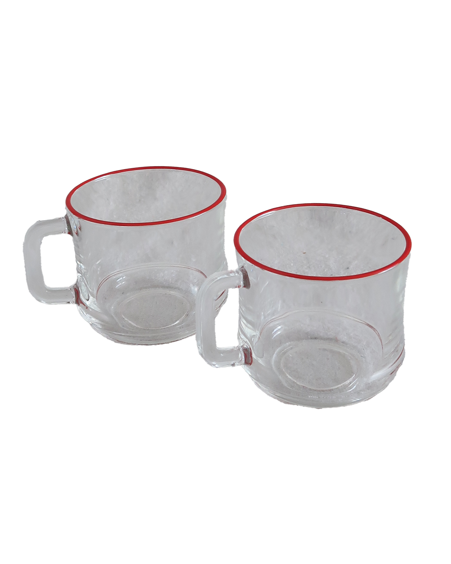 Red Rimmed Cups