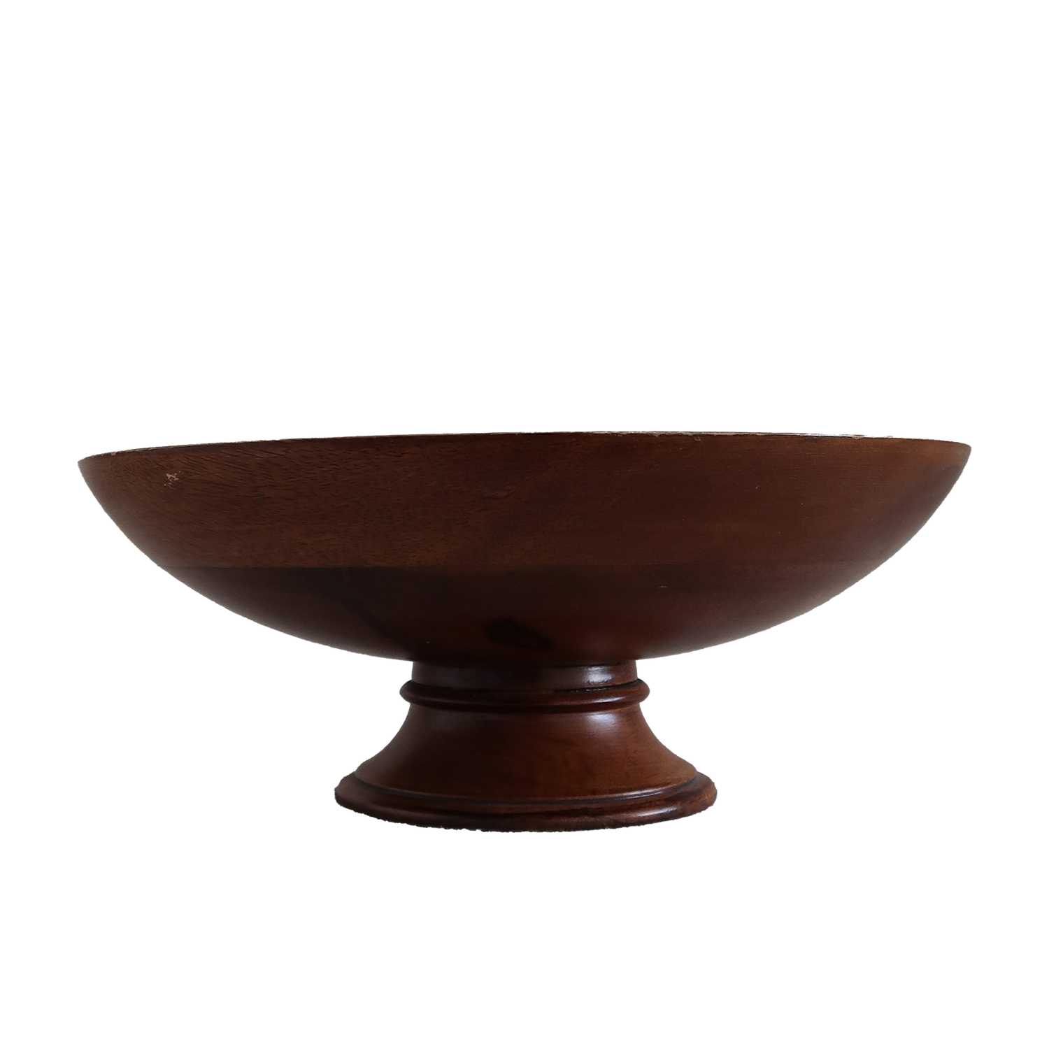 Wooden Pedestal Bowl