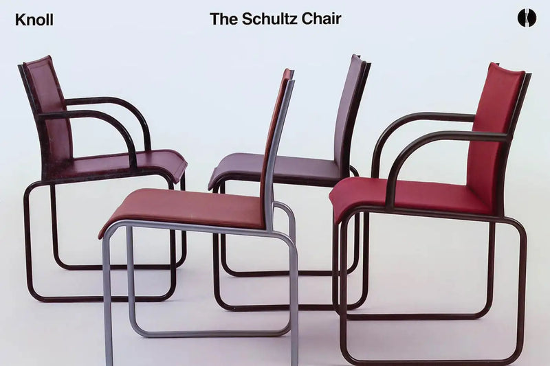 Rare Orange Richard Schultz's Knoll 1407 Chair