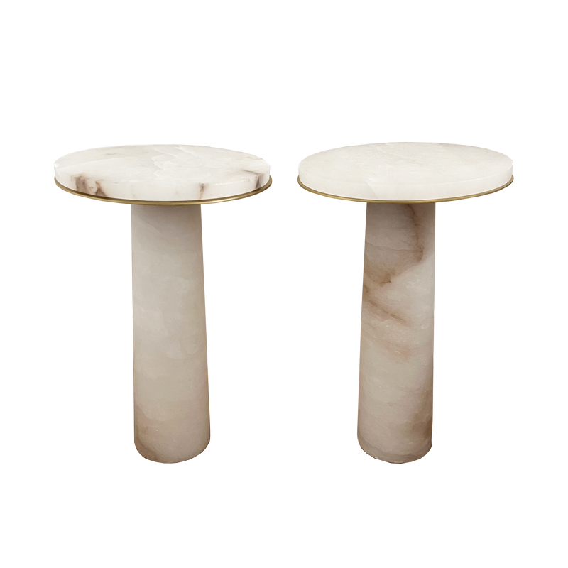 Thomas Pheasant for Baker Alabaster Accent Table